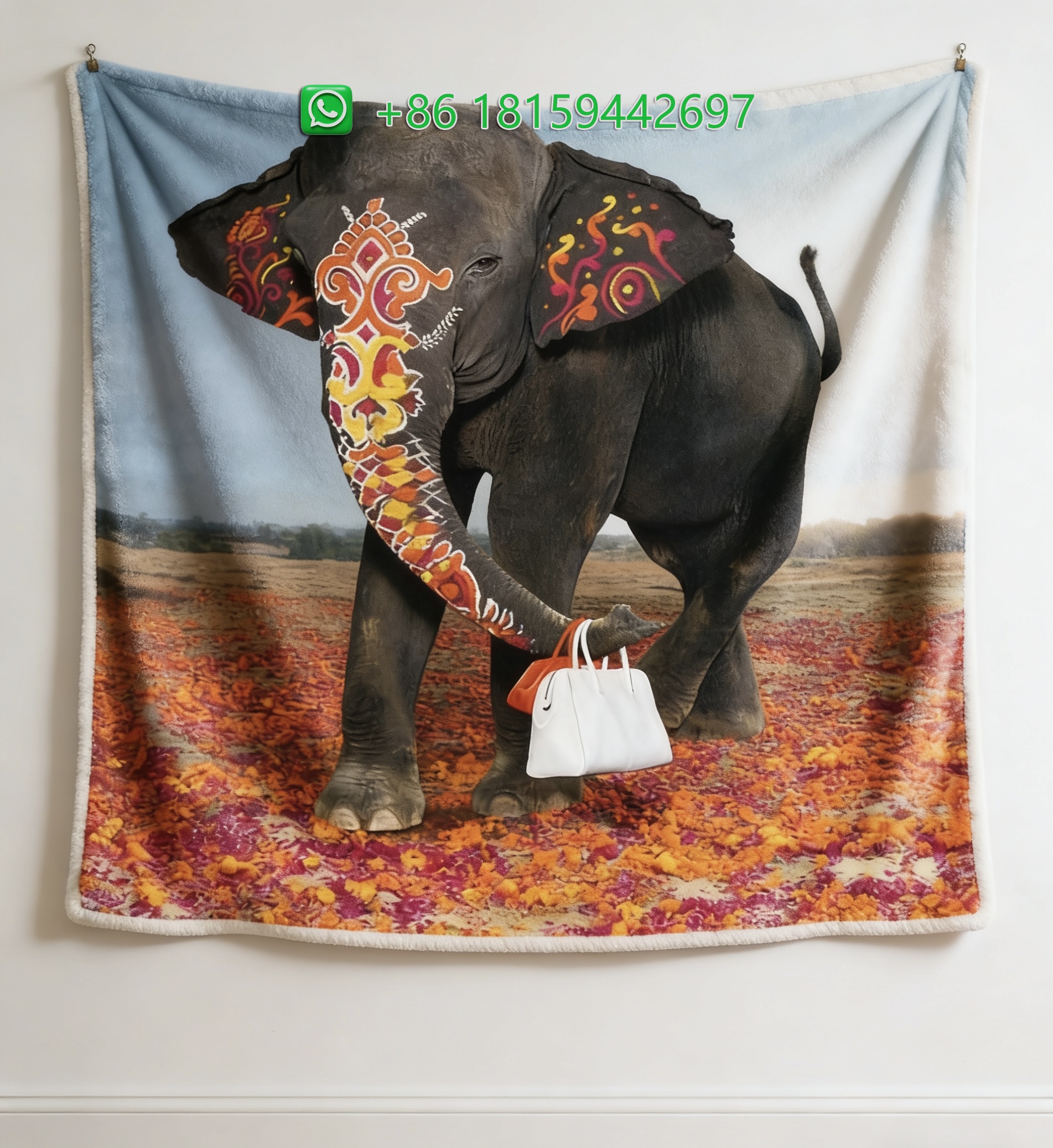 Hermes Throw Blankets